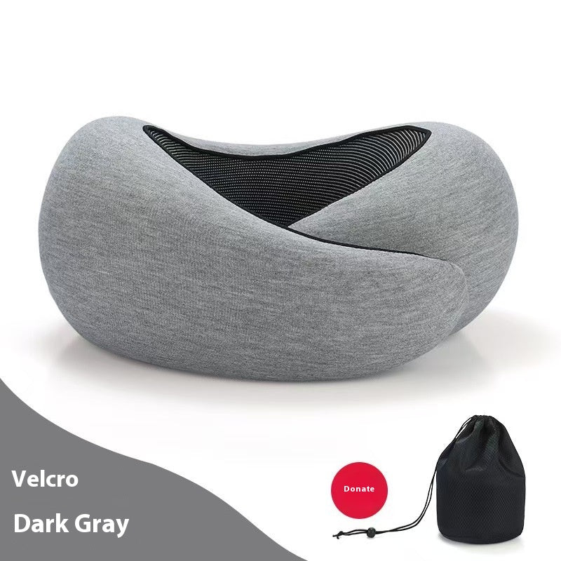 Memory Foam Travel Neck Pillow (Adjustable U-Shape)