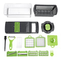 Vegetable Chopper with 1.5L Container (Manual Food Cutter)