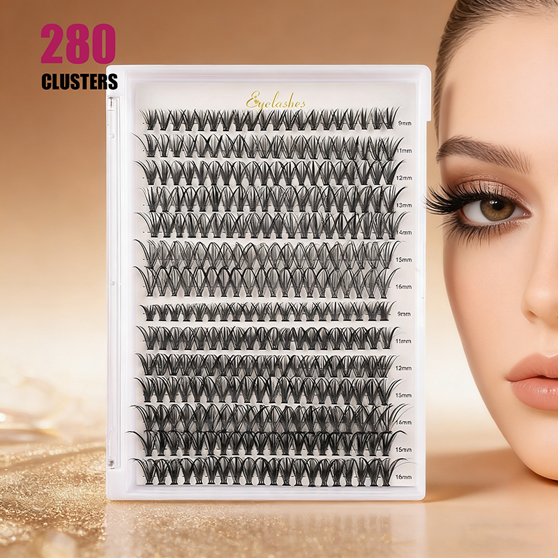 DIY Lash Extension Kit (280pc Cluster Set)