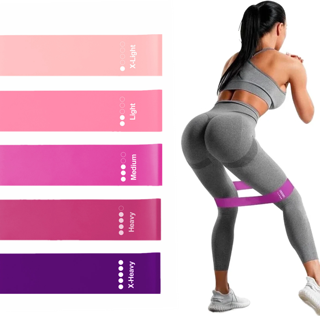 Resistance Bands Loop Set (5 Strengths)
