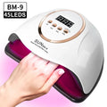 UV LED Nail Lamp (280W, Auto Sensor, 4 Timers)